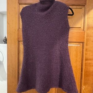 BNWT Vivienne Tam Purple Boucle Knit Sleeveless Dress Sz M